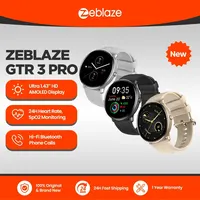 Смарт-часы Zeblaze GTR 3 Pro с голосовым вызовом AMOLED-дисплей 316L из нержавеющей стали