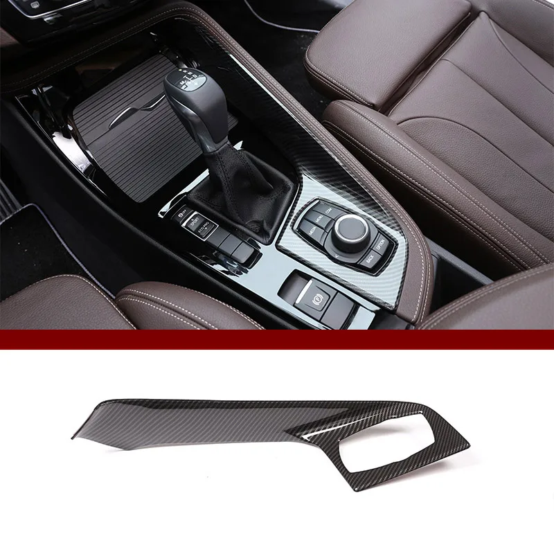 

Для BMW X1 X2 F47 F48 2016-2022 ABS углеродное волокно комплект интерьера приборной панели консоли переключения передач панели украшения крышки отделки наклейки