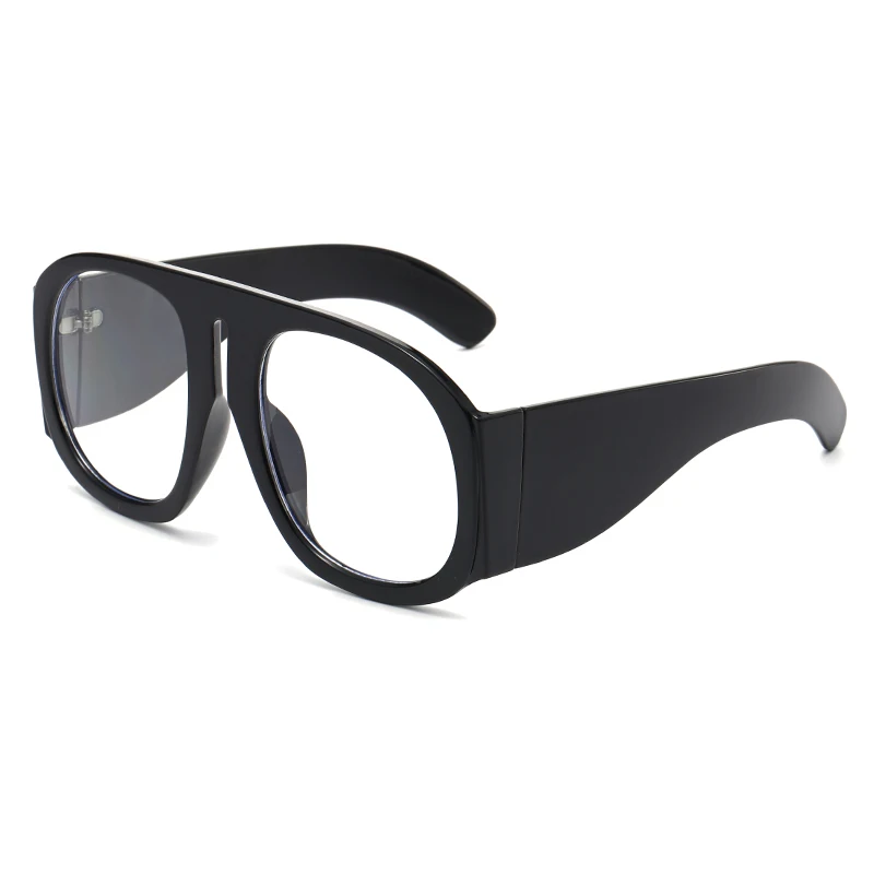 Модные женские овальные очки в стиле ретро оправа для очков трендовые с плоским