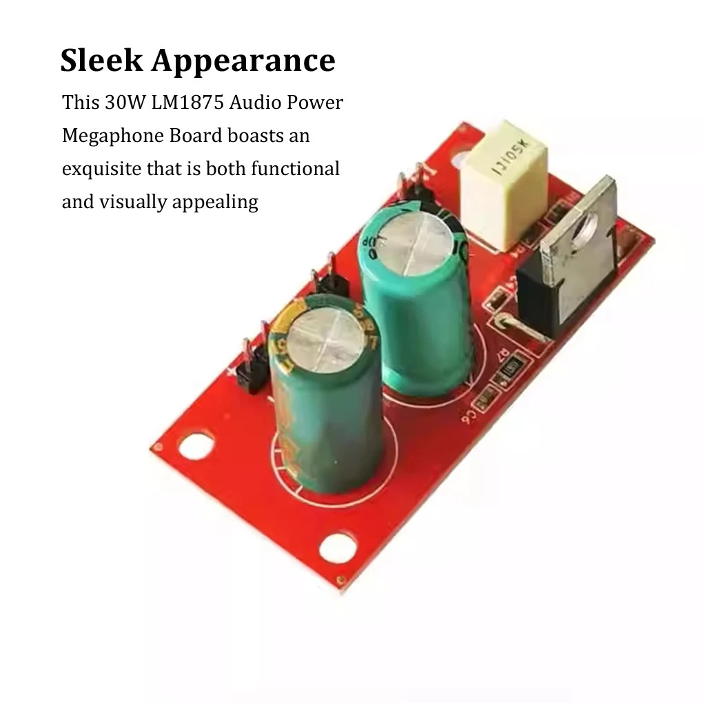 Плата аудио усилителя мощности LM1875 30 Вт моно одноканальный усилитель DC12-32V