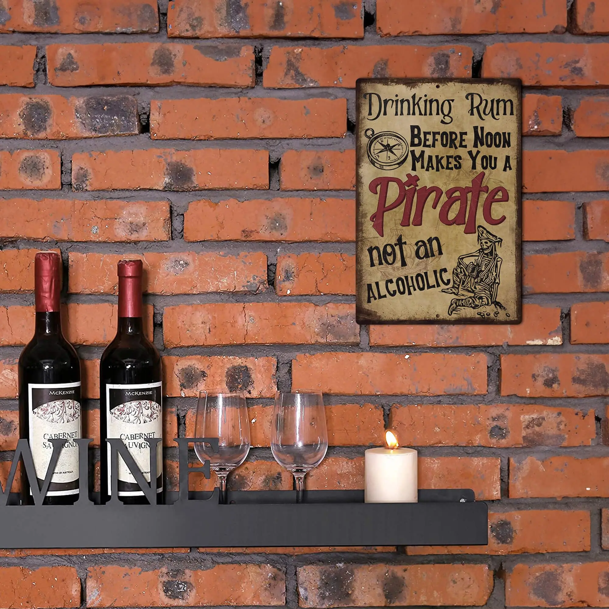 Putuo Decor 1 шт. винтажный спиртовой металлический жестяной знак питьевой ром до