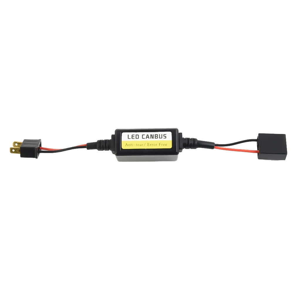 

2pcs H7 Headlight LED Canbus Decoder Canceller Error Free Resistor Anti Flicker Fog Light Adapter Car Accessories
