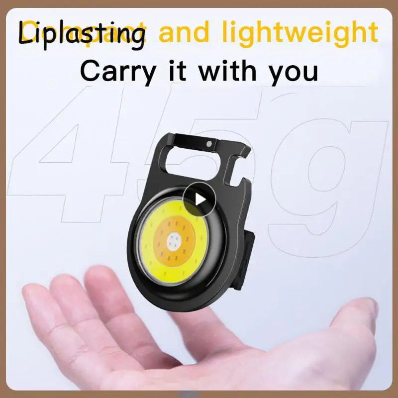 

Camping Light Multifunctional Night Riding Light Strong Magnetic Flashlight Torch Cycling Emergency Lamp Rechargeable Mini