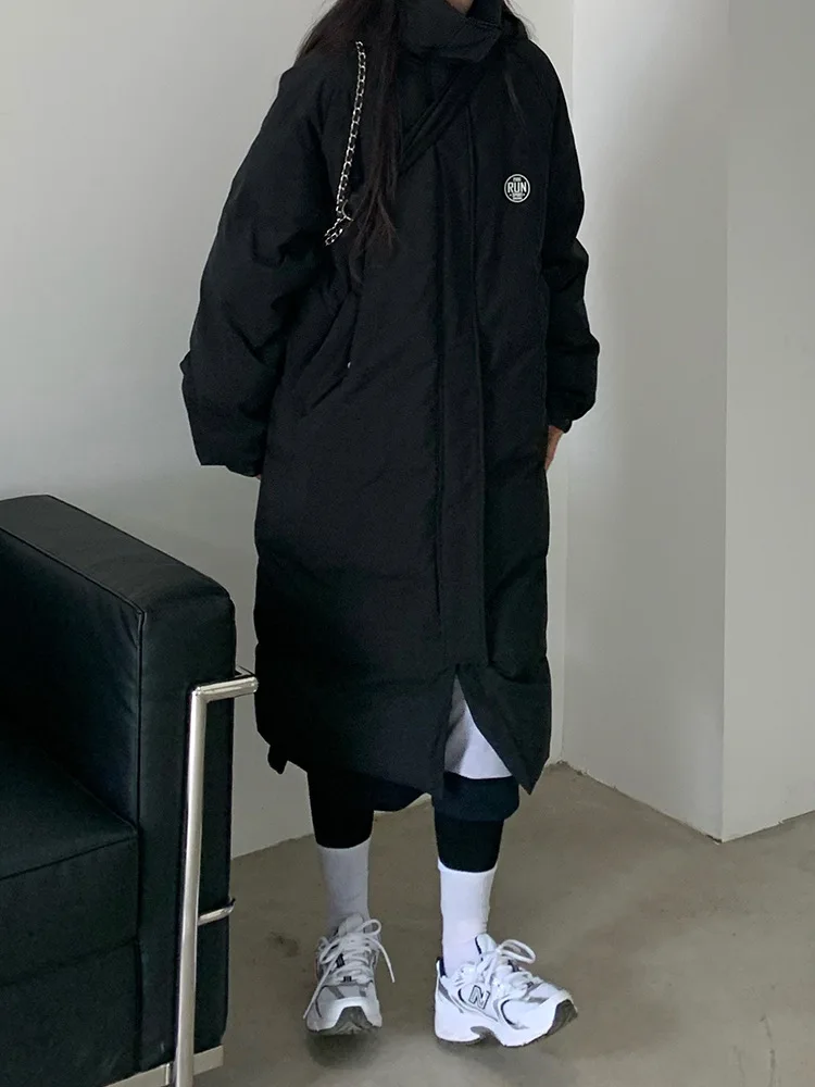 Winter Coat for Women Coats Parkas Jackets Hooded Cotton Padded Jacket Korean Fashion Warm  Oversize Long Cotton Jacket