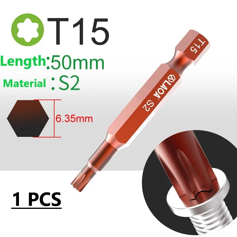 

Набор отверток LAOA T15 T20 T25 T30