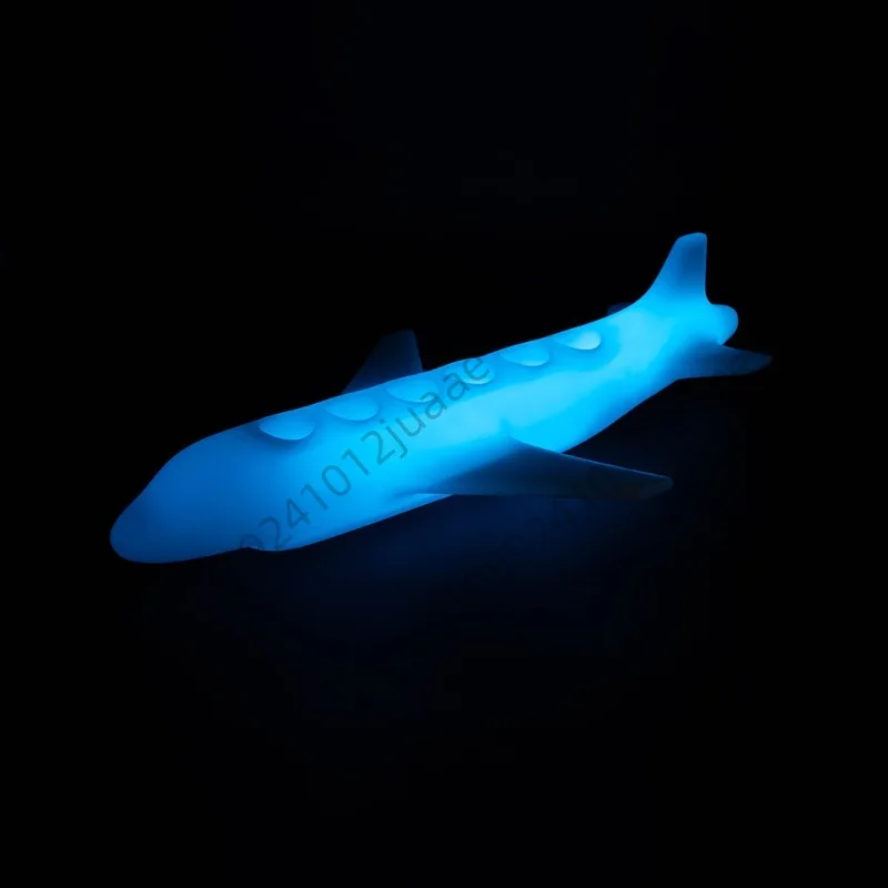 Фото Подставка для бокалов с LED-подсветкой и индивидуальным логотипом, поднос для шотов в форме самолета, держатель для вина, текилы, виски, LED-подсветка для бара или ночного клуба №4