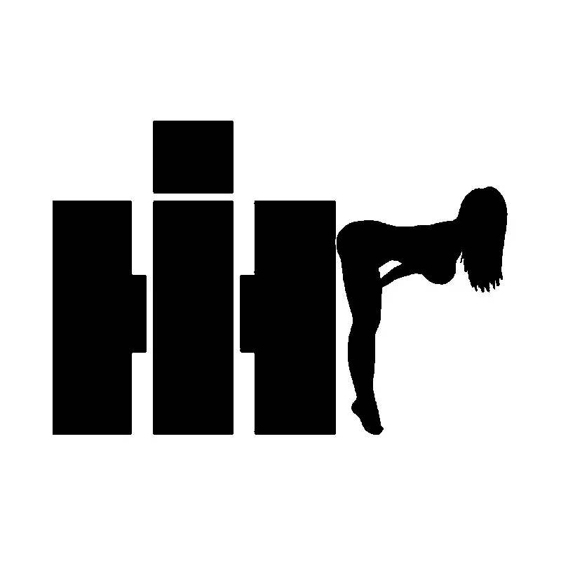 

Hi Sexy Girl Fashion Car Stickers PVC Bumper Windshield Auto Decals Motorcycle Laptop Decoration High Quality Waterproof Anti-UV