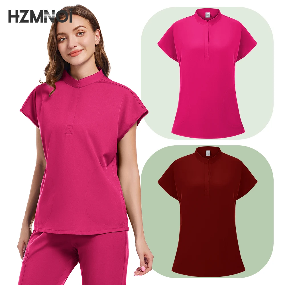 Medical Uniforms Women Scrubs Sets Nurse Nursing Work Clothes Beauty Salon Spa Surgical Suit Lab Hospital Overall