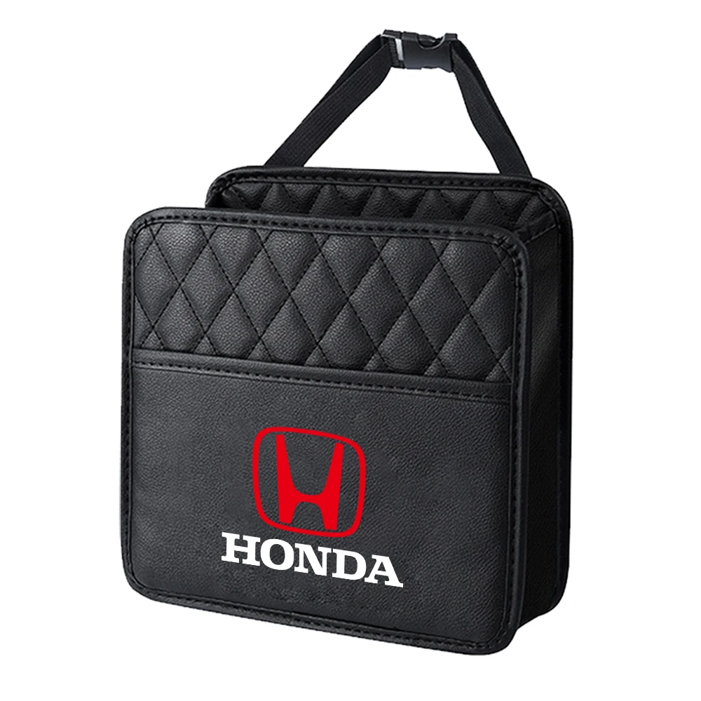 

Автомобильная сумка для хранения на заднем сиденье, кожаный подвесной органайзер, автоаксессуары для Honda CIVIC Mugen Type R Type S FORZA Insight Amaze
