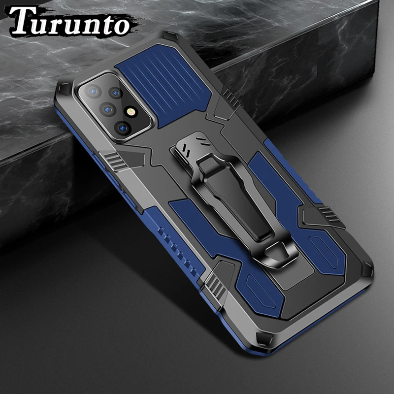 

Armor Shockproof Phone Case For Samsung A73 A53 A33 A72 A71 A70S Back Clip Bracket Back Cover For Galaxy A70 A54 A53 A52 A50 A34