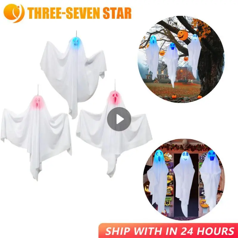 

Halloween Ghost Hanging Light Prop Decoration Luminous LED Ghost Skeleton Lamp Festive Party Pendant Lamp Halloween Decoration
