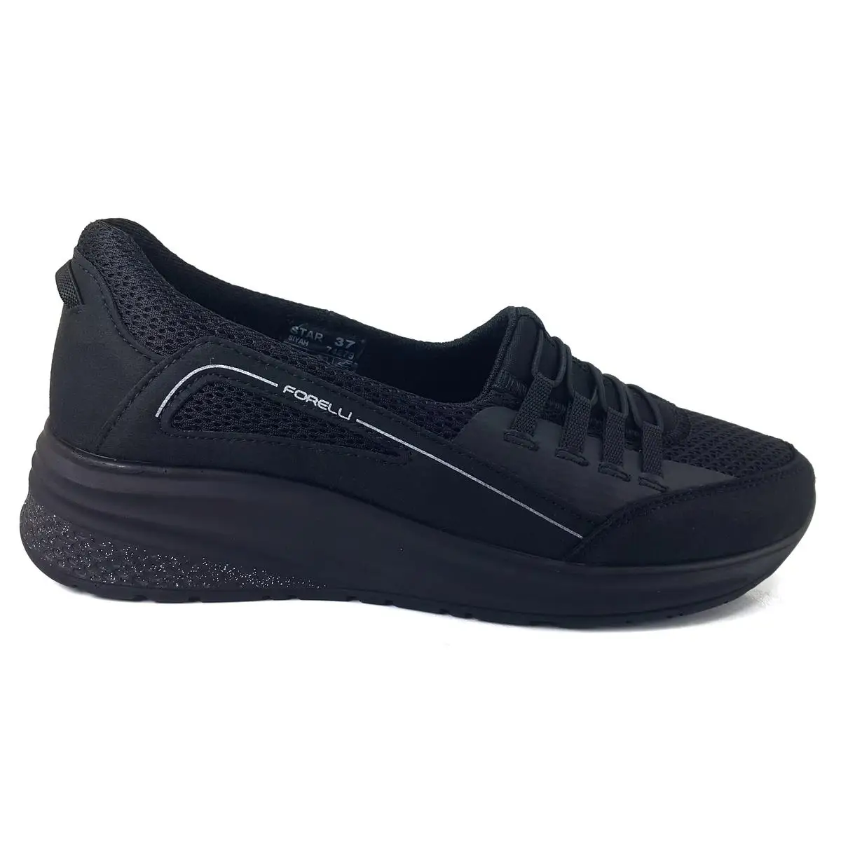 Женские повседневные ботинки Forelli Star 24YA черные на заказ трендовая модель в новом