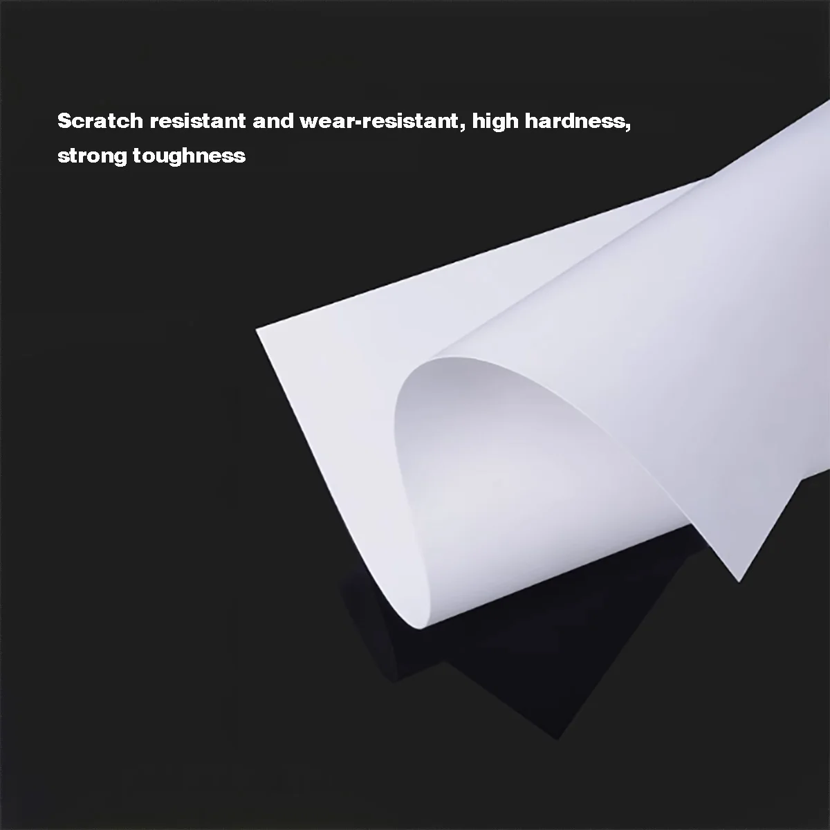 Белая/черная матовая пластиковая доска из полипропилена/жесткая ПВХ толщина 0 3