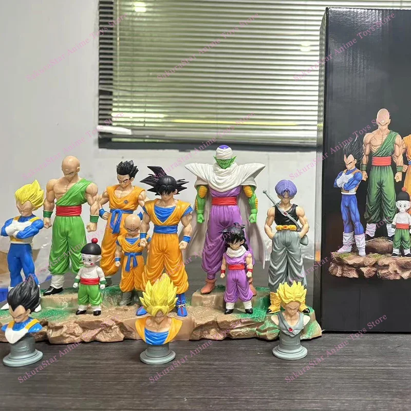 Фото В наличии: 28-сантиметровые аниме-фигурки из ПВХ по мотивам Dragon Ball (Крилин, Сон Гохан, Транкс), коллекционные модели, украшения для рабочего стола, игрушки, подарки. №4