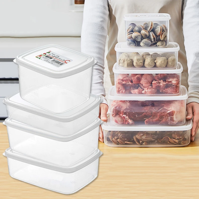 

Прозрачный холодильник для хранения продуктов питания, Кухонный Контейнер для фруктов и овощей, кухонный органайзер для хранения, кухонный гаджет