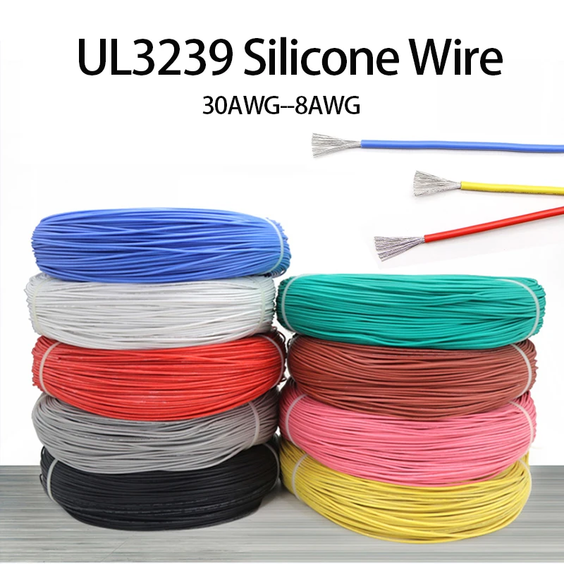Силиконовый луженый медный провод 25M 3239, 302826242220181614121008AWG, 3 кВ, гибкий, для DIY LED-освещения и электроники (art.: 3920da4f5ca4d) - 3920da4f5ca4d
