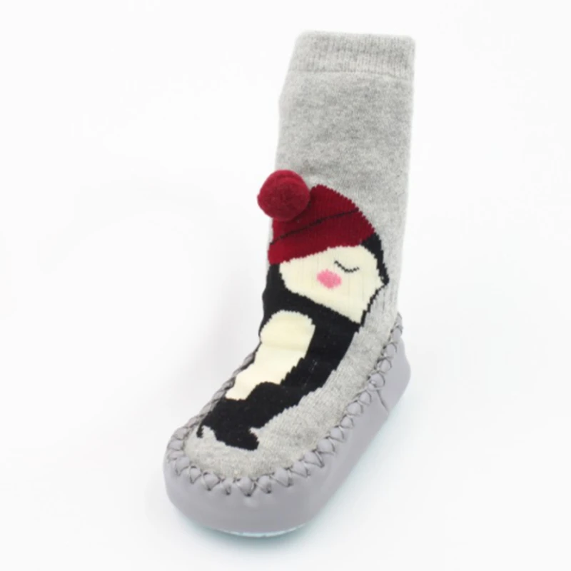 

Детские носки с резиновой подошвой для малышей, детские носки, детские носки для мальчиков, теплая махровая обувь, плотные тапочки для младе...