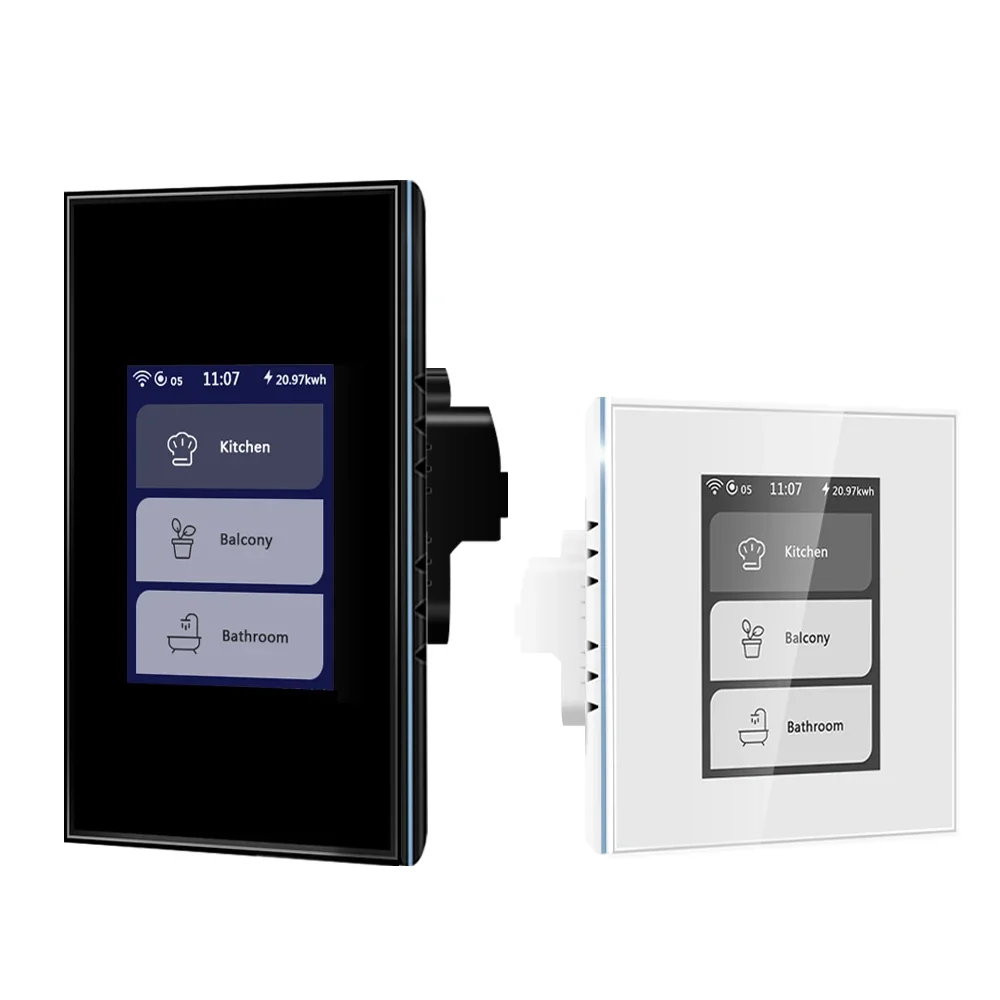 2022 год Интеллектуальный переключатель Lanbon L8 с ЖК-дисплеем и Wi-Fi умный сенсорный 5