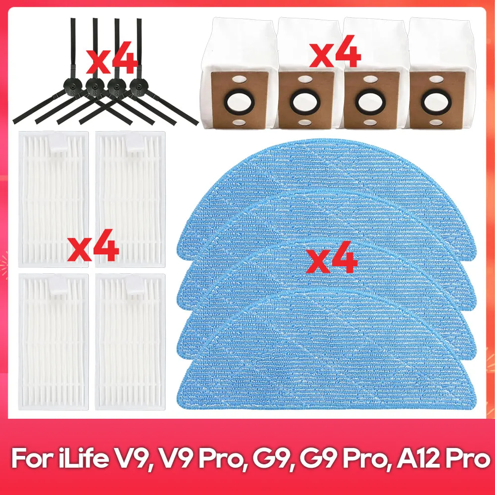

Аксессуары для роботов-пылесосов iLife V9, V9 Pro, G9, G9 Pro, A12 Pro