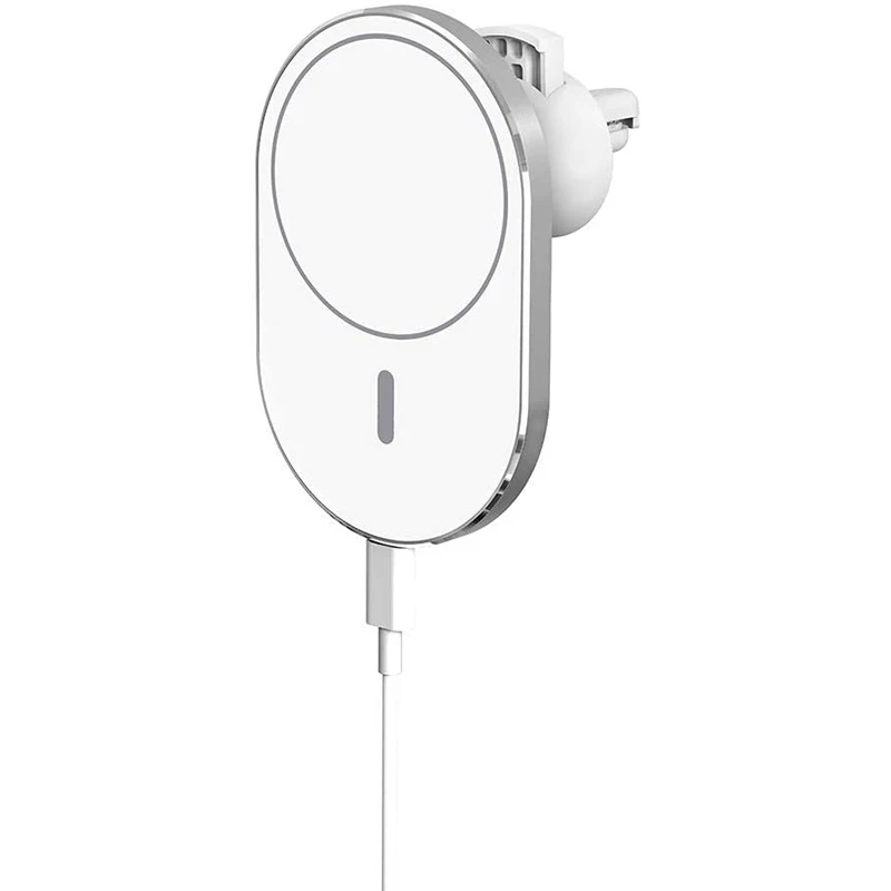 

15W Magnetic Car Wireless Charger Qi Fast Charging Mount Air Vent Phone Stand For Iphone 12 Series