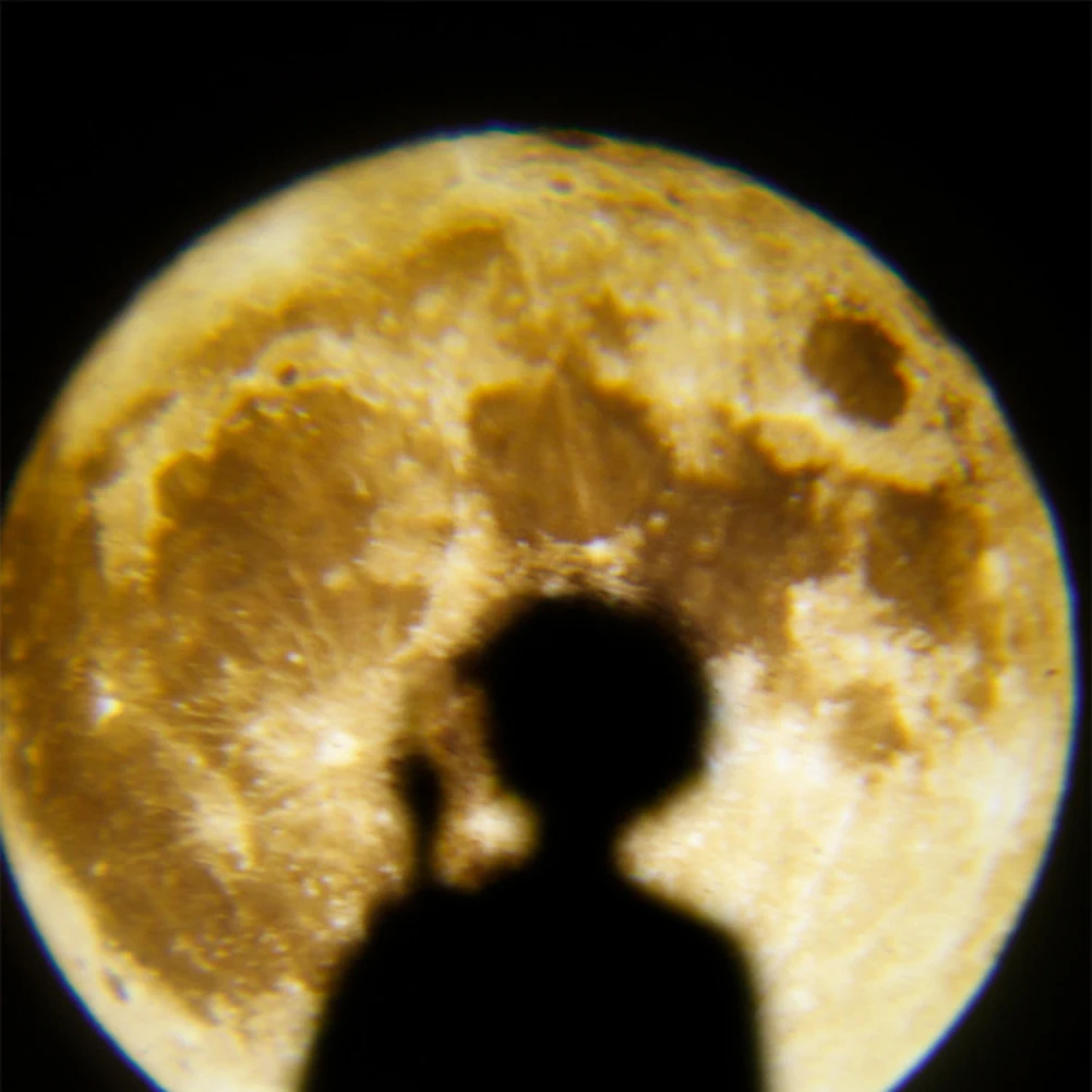 

USB Moon Lamp Stepless Dimming Waterproof LED Projector Night Light Background Atmosphere Moon Projector Night Light Photo Props
