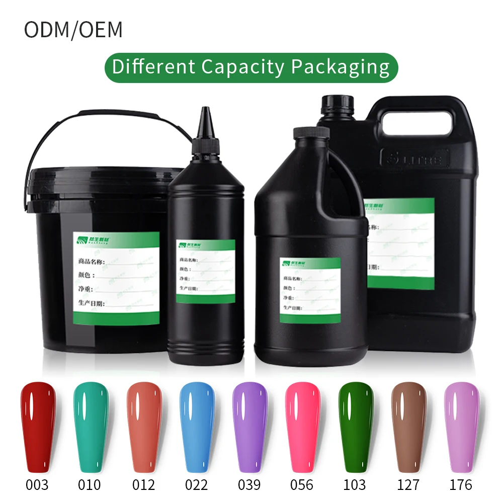 

Factory Supply UV Color Gel Nail Polish 1000ml Nail Art Salon UV Soak Off Semi Permanent Nail Gel Lacquer Enamel Gel Varnish 1KG