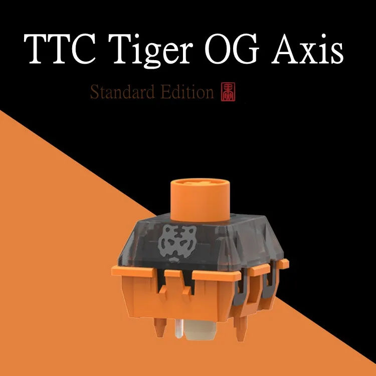 

New TTC Tiger OG Axis Standard Edition Keyboard Switch As Fierce As A Tiger And As Fast As Lightning Triggering Rebound OG Versi