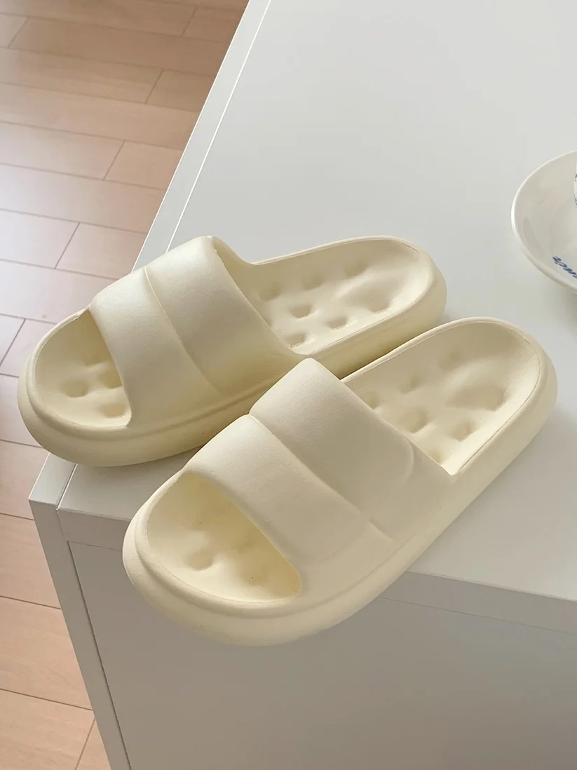 Lovers' Home Bathroom Eva Anti-skid Slipper Men And Women 2023 Summer And Korean Version Ins Simple Soft Thick Soled Slipper