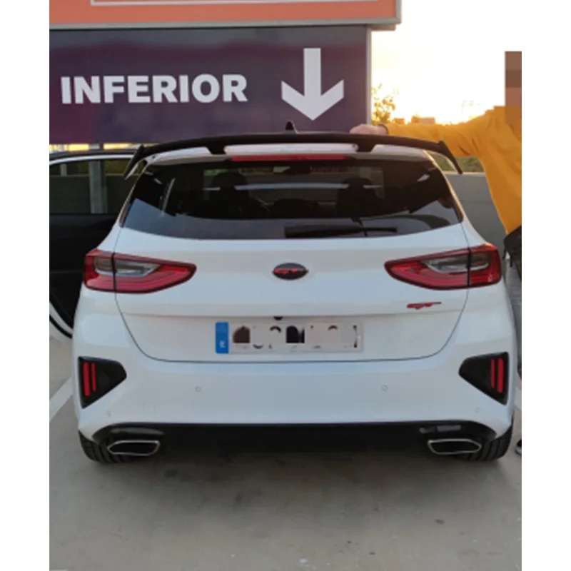 Универсальный Спойлер на крышу из углеродного АБС-материала задний спойлер