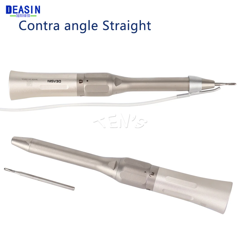 Deasin Dental Low Speed Handpiece 20 Degree Angle Micro Surgery Surgical Straight Handpiece Dentist Tools