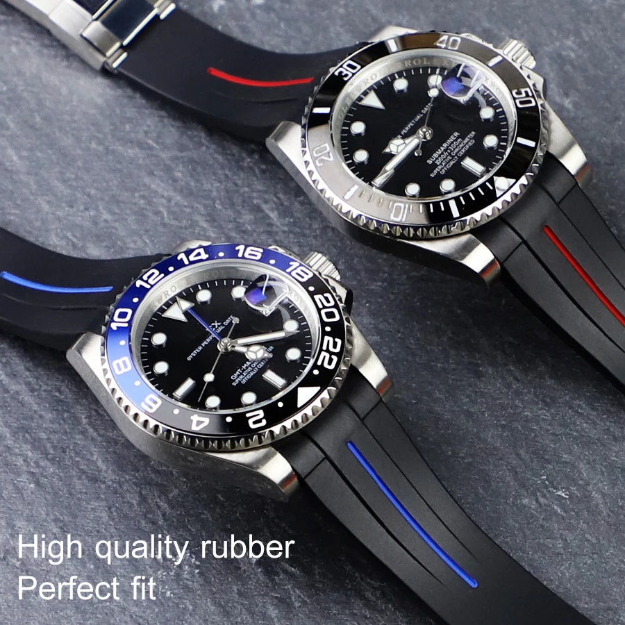 Ремешок для часов 20 мм с изогнутым концом Rolex ремешок Submariner GMT яхта Master Explorer