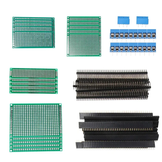 ). Плата монтажная макетная 80*120мм. Набор печатных плат. Макетная плата breadboard. Набор печатных плат.