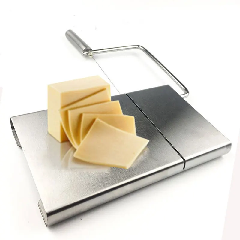 

Cheese Slicer Stainless Steel Wire Kitchen Cheese Food Slicer Multifunctional Stainless Steel Cheese Slicer Cheese Kitchen Su