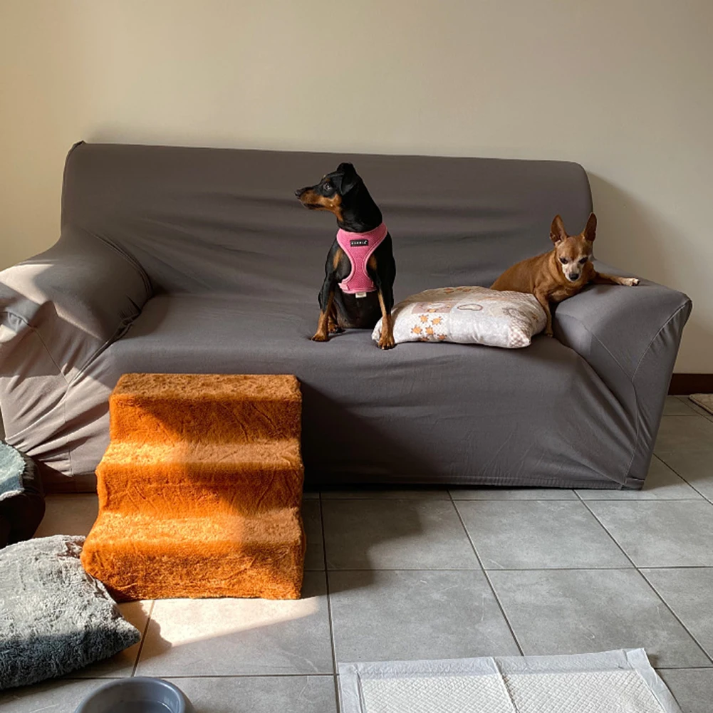 Тройная лестница для домашних животных со вспышкой нескользящая Съемная кровать