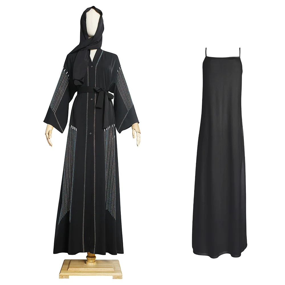 Новое мусульманское платье Мубарек Дубай абайя Хиджаб Женский кафтан турецкий