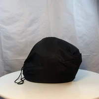 pocket fabric motorcycle helmet bag black fabric holder plush polyester cotton