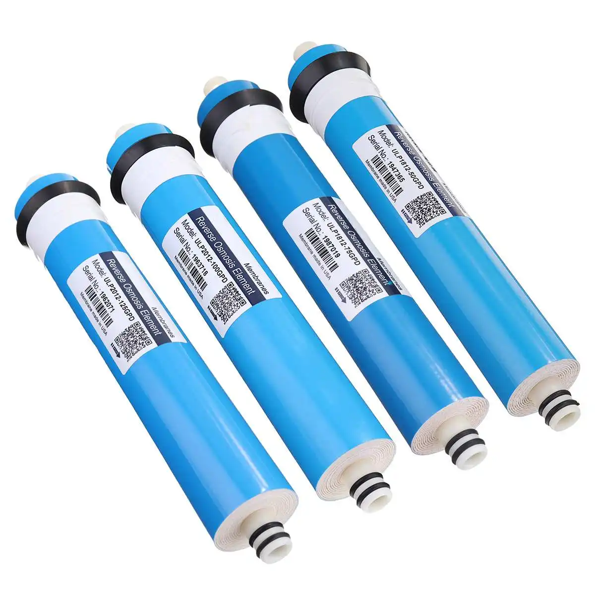 1-3Pcs Home Kitchen Reverse Osmosis RO Membrane Replacement 50/75/100/125/400GPD Water System Filter Purifier Drinking Treatment - купить по