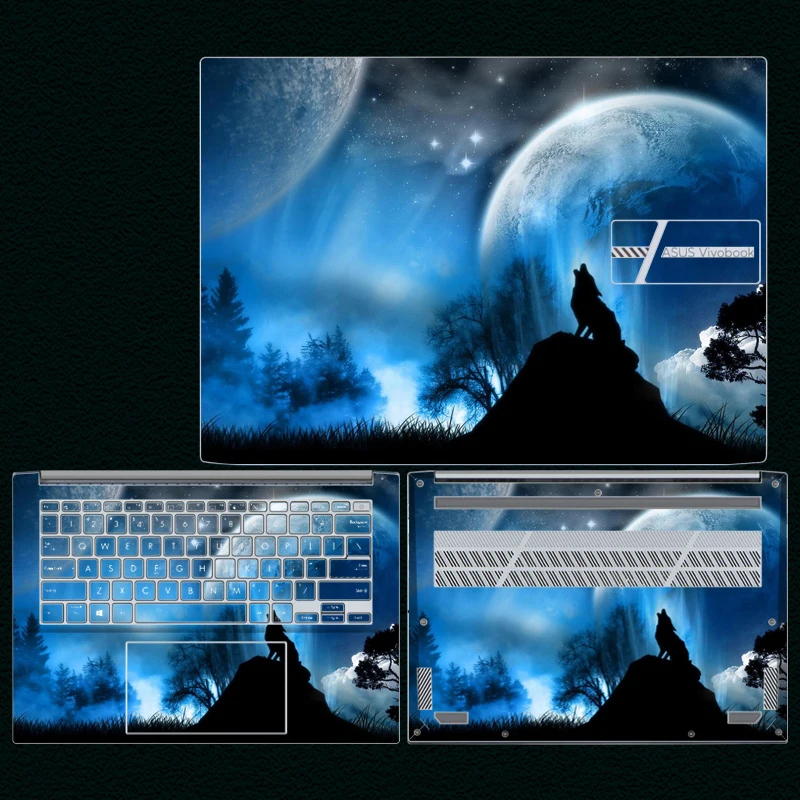 Чехол для ноутбука ASUS VivoBook Pro 14 M3400Q 2021 Edition красочная печать Виниловая наклейка 15