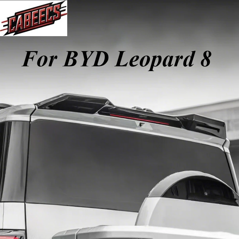 

Для BYD Leopard 8 MC стиль задняя крыша крышка багажника модификация автомобильный спойлер хвостовое крыло ABS тюнинг внешние аксессуары Запчасти Крылья