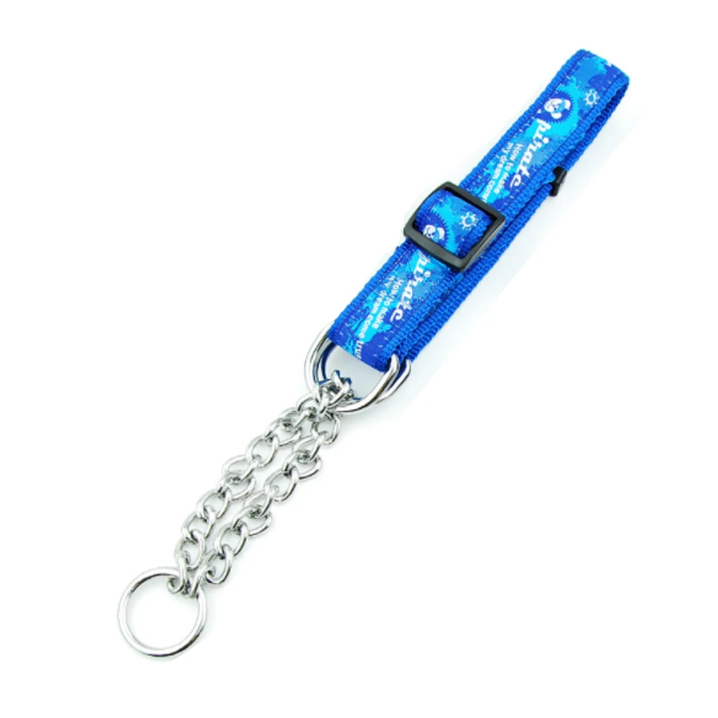 

Pet Collar Washable Nonslip Heavy Duty Adjustable Camping Hiking Walking Running Playing Pets Towing Choker Type 1 Red