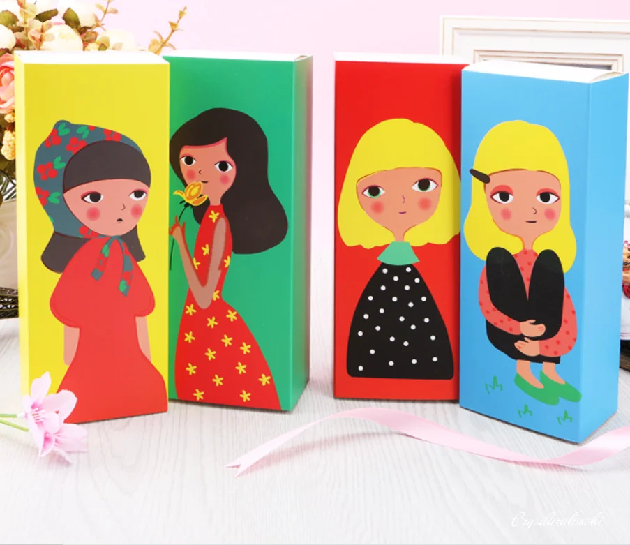 

10 шт., розовые, белые и зеленые разноцветные коробки для упаковки макаронов, кондитерских изделий