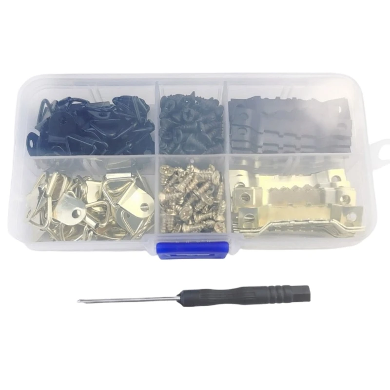 

Photo Wall Oil Painting Mirror 252pcs Sawtoothes Picture Frame Hangers Craft E9LD