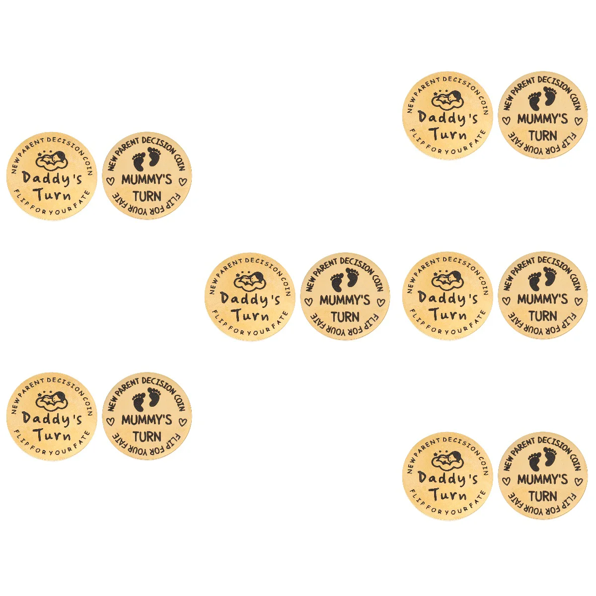 

12 pcs New Gift Funny Decision Double-Sided Decision for Parents