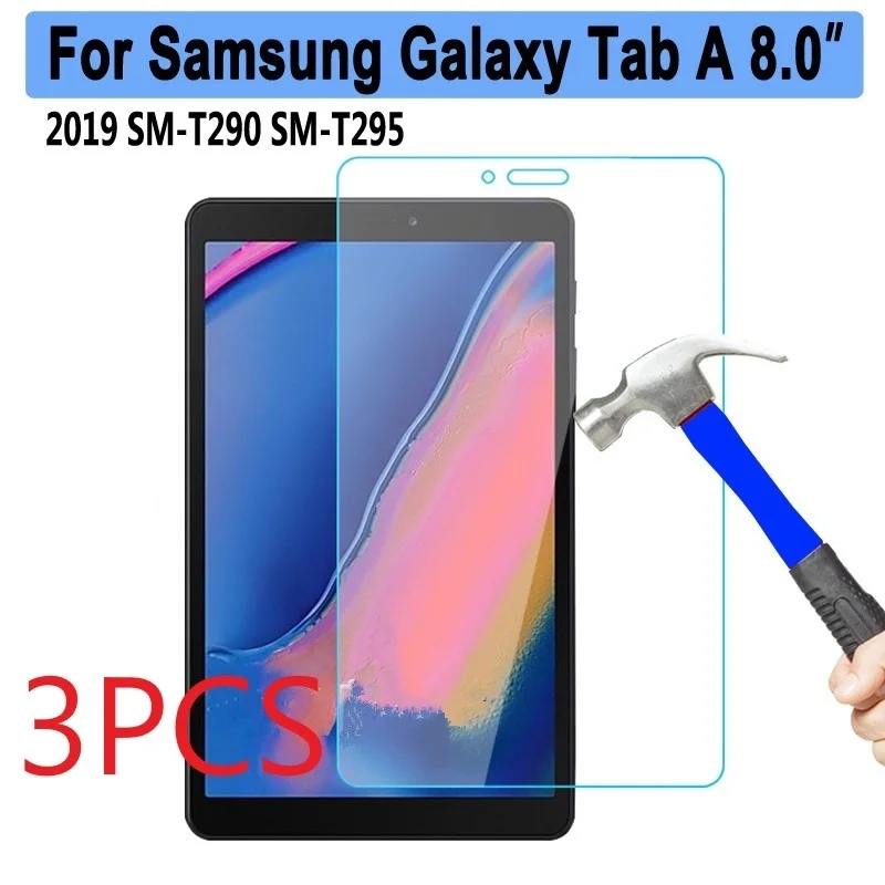 

Защитная пленка для экрана планшета Samsung Galaxy Tab A 8,0 дюйма, 2019 дюйма, T290, T297, защитная пленка из закаленного стекла, 3 шт.