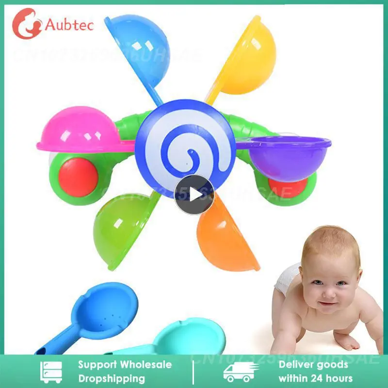 

Интерактивная детская игрушка Waterwheel для ванны, игровой набор, игрушка для ванны для малышей, распылитель воды, красочная игрушка для купания на присосках, веселая образовательная игрушка