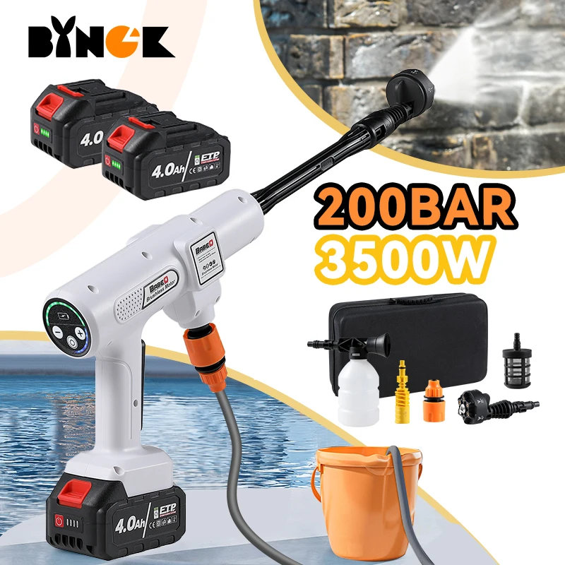 Беспроводной электрический мойщик высокого давления 3500 Вт | AliExpress