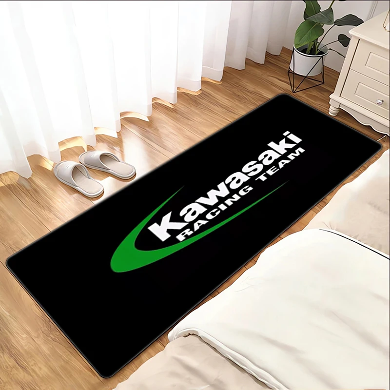 

Foot Mat K-kawasaki Motorcycle Bath Mats Bathroom Rug Room Rugs Balcony Kitchen Carpet House Entrance Door Hallway Floor Home