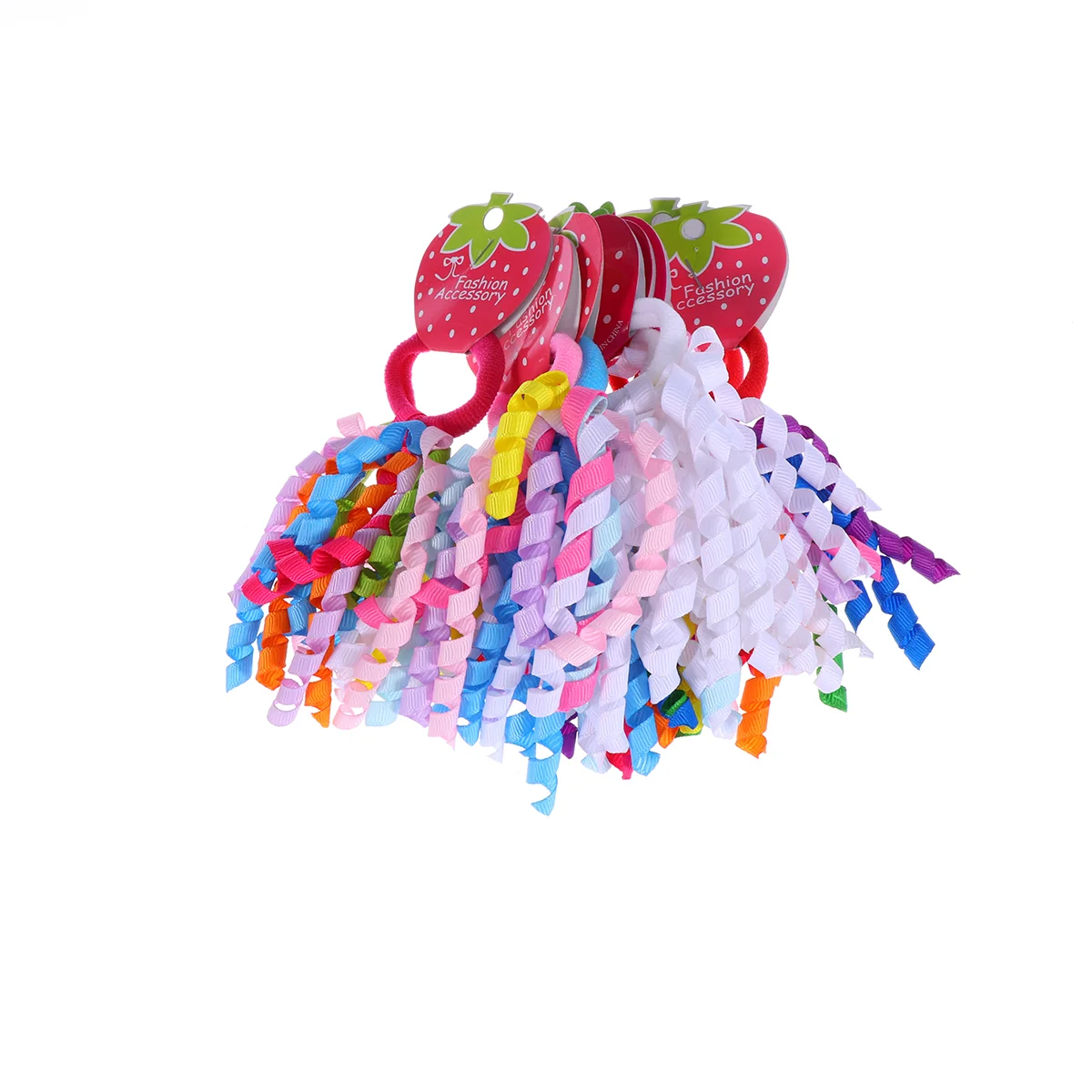 20PCS Hair Ties Durable Unique Multicolor Cheerful Elastic Hair Rubber Band Ponutail Holder for Thick Hair