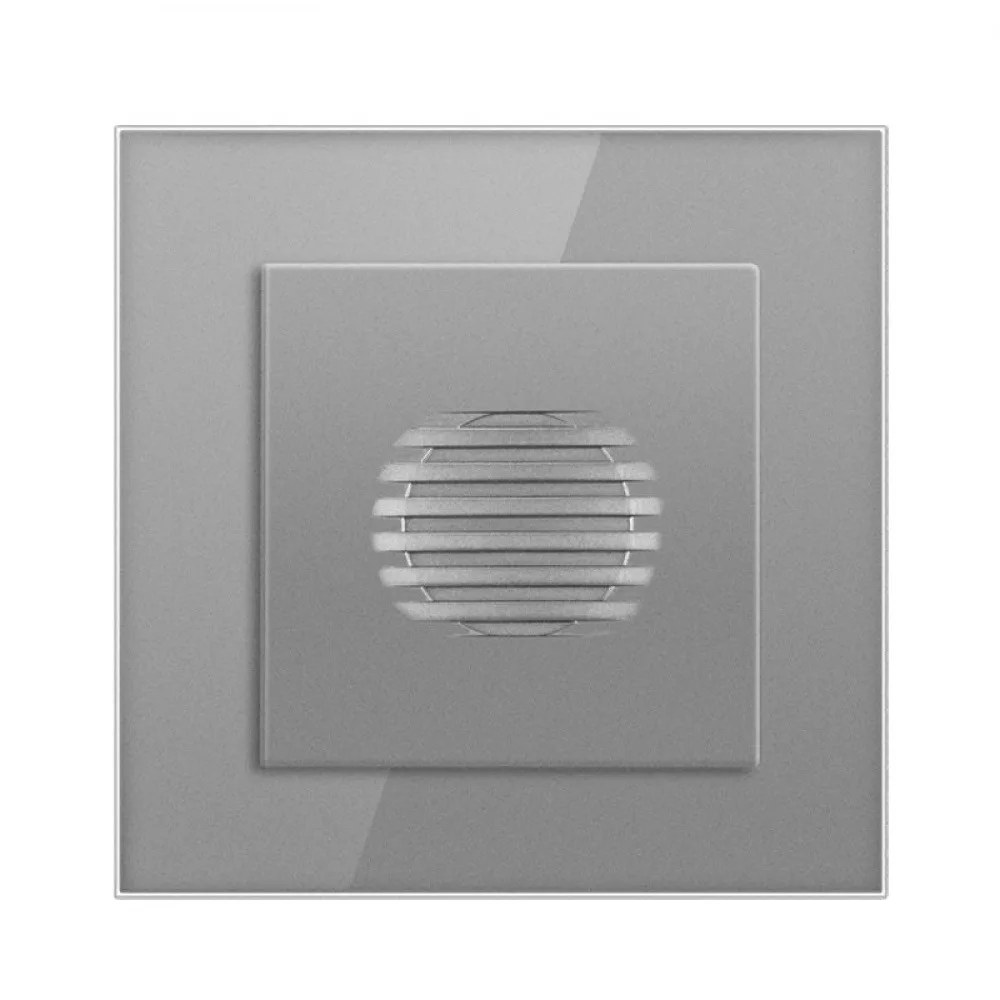 

86 Type Embedded AC220V Wired Hotel Doorbell Home Doorbell Switch Wall Button 16A Tempered Crystal Glass Panel Doorbell Switch