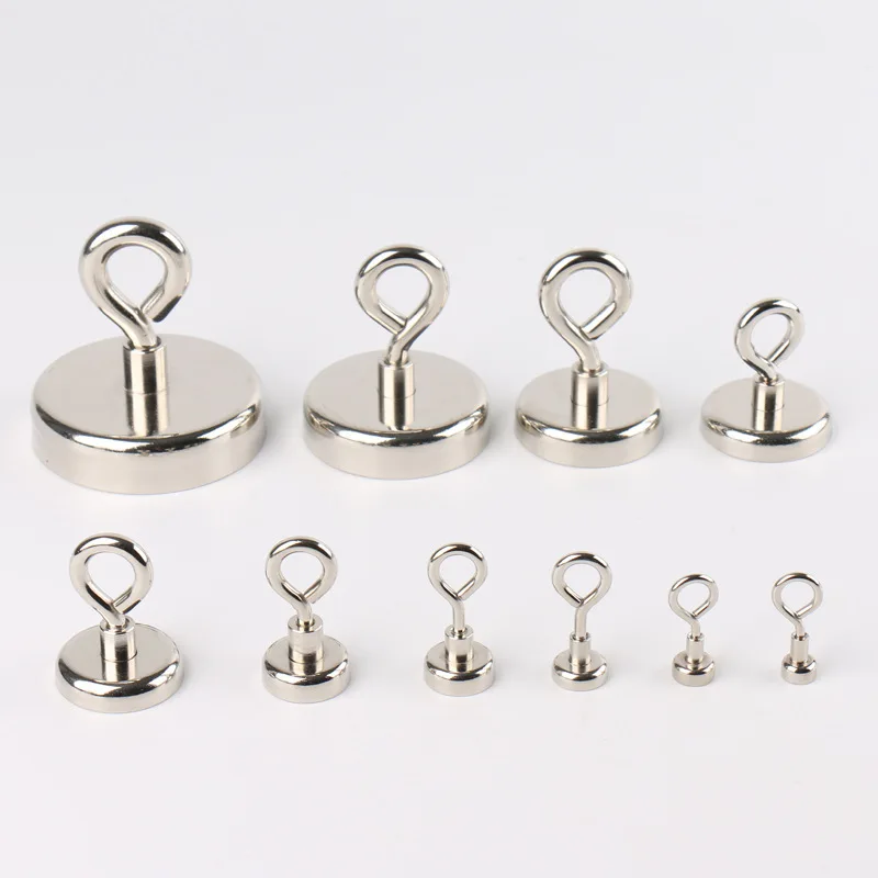 

Strong Magnet Hook Sheep Eye Magnet Hook Closed Magnet Hook Neodymium Magnet Hook Salvage Searcher Magnet Rotatable Sucker Hook